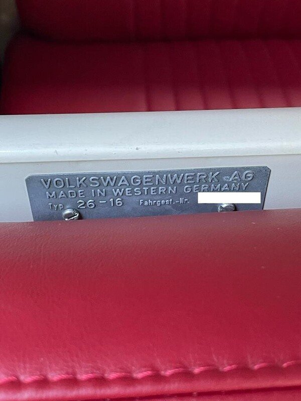 VW KOMBI T1 CABINE DUPLA ALEMÃ, 1962